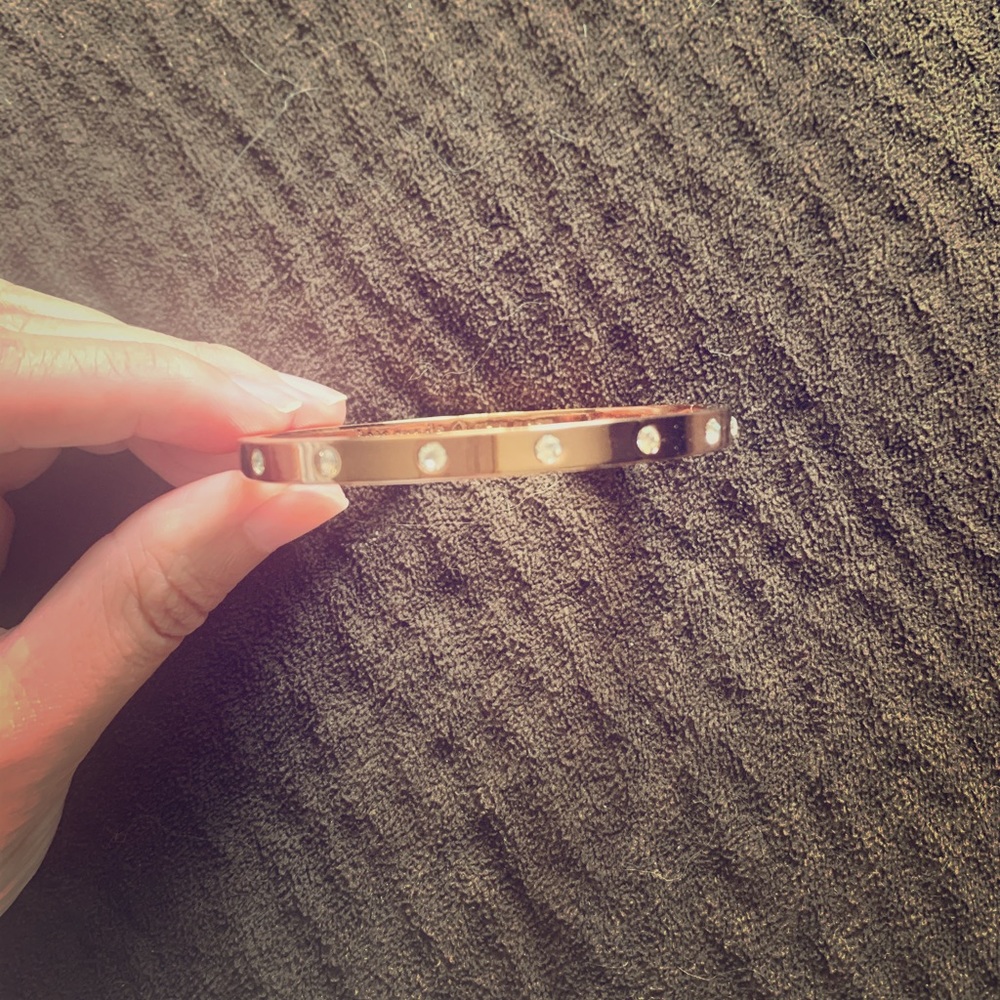 NWOT Kate Spade Rhinestone Bangle with Dust Bag
